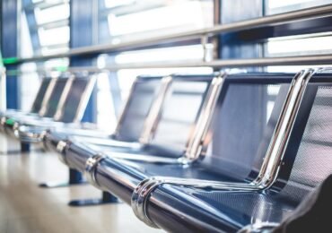 Airport Seats in Terminal Waiting Area